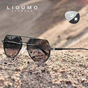 Alumínium Férfiak Polarizált Napszemüveg Photochromic napszemüvegek Nők Elleni Védelem UV-Ray Nap, Este Vezetés Szemüveg gafas de sol