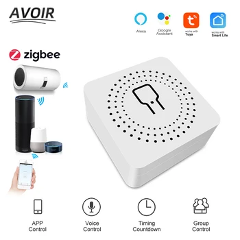 Avoir Wifi Interruptor Smart Switch Tuya Zigbee 3.0 Intelligens Élet A Google Otthoni Vezeték Nélküli Vezérlő Home Automation Kapcsoló Időzítő
