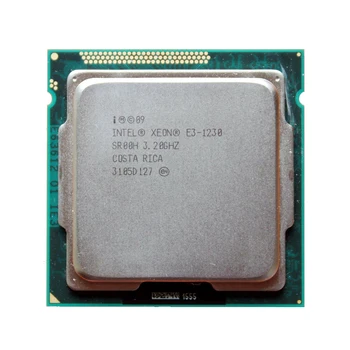 Az Intel Xeon E3-1230 E3-1230 3.2 GHz-es Quad-Core CPU Processzor 8M 80W LGA 1155