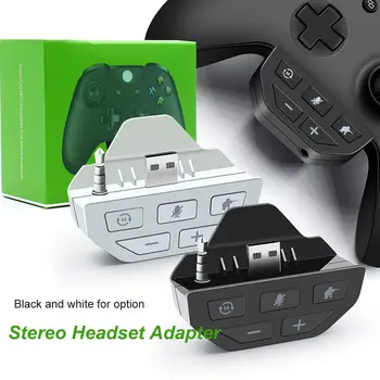 Az xbox kontroller Vezeték nélküli Gamepad Sztereó 3,5 mm-es Jack Alacsony Késleltetésű hangvezérlés Adapter xbox egy Sztereó headset adapter