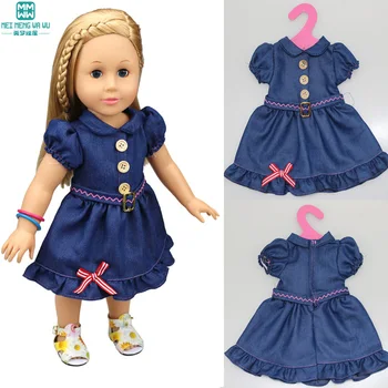 Baba ruhák, 43-45cm Amerikai baba baba baba kiegészítők farmer lány ruha ruha