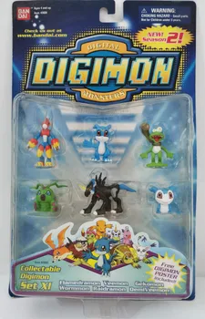 Bandai Valódi Gacha Játékok Digimon Adventure V-mon Lighdramon Omegamon akciófigura Modell Játékok
