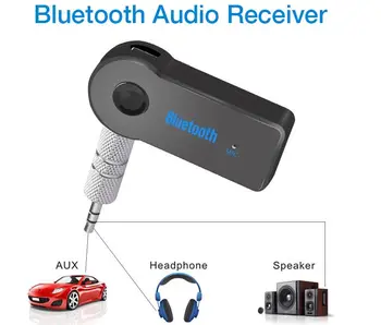 Bluetooth Vevő Adó Adapter 3,5 mm-es Jack Autó Zene, Audio Aux A2dp A Fejhallgató Hangszóró, Bluetooth Adapter
