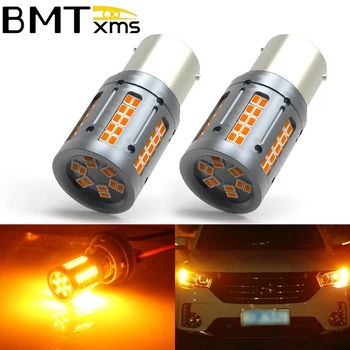 BMTxms 2x Amber 1156PY P21W BAU15S 7507 Nem Hiper Flash LED lámpa LED Lámpa Nincs Hiba A Honda Civic Coupe 2016-2019