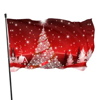 Boldog Karácsonyt Elk zászló dekoráció 90x150cm banner