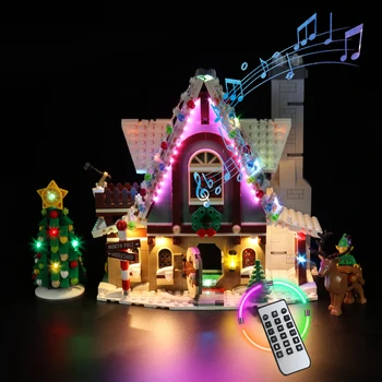 BrickBling Led Készlet 10275 Manó Club House Gyűjthető Modell Játék Karácsonyi Ajándékok(Nem Építőkövei)