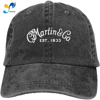C. F. Martin & Co Kap A Férfiak A Nők Vintage Mosott Pamut Sapka, Állítható Baseball Sapka