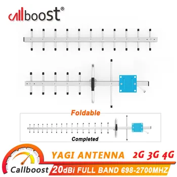 Callboost Yagi antenna 20dbi mobiltelefon-erősítő gsm 2g 3g 4g hálózat 4g mobil jelerősítő antenna jel 698-2700 mhz