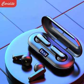 Caridite K2 Bluetooth Headset Fülhallgató Vezeték Nélküli Töltés Rekesz Sport Fülhallgató Hordozható Fülhallgató Vízálló, Verejtékkel Bizonyíték