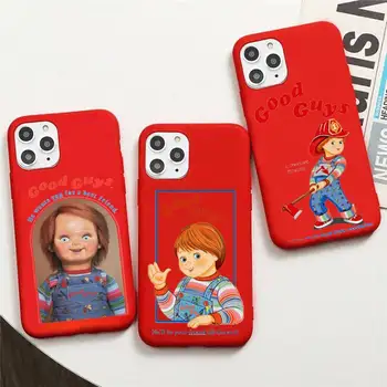 Chucky Jó Fiúk Telefon Esetében Vörös Cukorka Színű iPhone 11 12 mini pro XS MAX 8 7 6 6 Plusz X SE 2020 XR