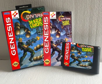 Contra Kemény Hadtest NTSC-U Mezőbe, Majd Kézi 16bit MD Játék Kártya Sega Mega Drive Genesis