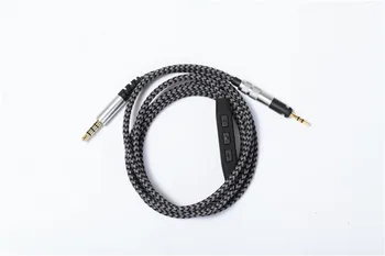 Csere Kábel Fülhallgató Fülhallgató, 3,5 mm-2,5 mm-es Sztereó Bass Audio Kábel a MIKROFON SH HD598 HD558 HD518 HD 598 Fejhallgató