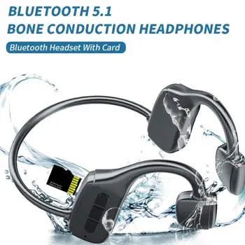 Csontvezetéses Fülhallgató Bluetooth-kompatibilis Fejhallgató G2 Vezeték nélküli Fülhallgató Sport TWS Vízálló Mikrofon Kártya Támogatás