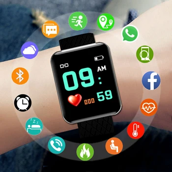 D20 Pro Smart Óra Y68 Bluetooth Fitness Tracker Sport Karóra pulzusmérő Vérnyomás Okos Karkötő Android IOS