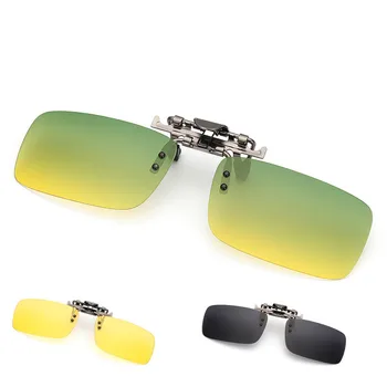 Day & Night Vision Szemüveg Napszemüveg Nyesett Polarizált Lencse Anti-vakító UV-ellenállni Nyesett Szemüveg Lencse Rövidlátás Vezető Unisex