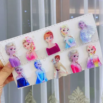 Disney Fagyasztott Hercegnő Hajtű Gyerekek Rajzfilm Haj Tartozékok Lányok Hajtű Frufru Törött Hajtű Oldalon Klip