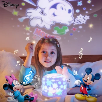 Disney Mickey Egér Fagyasztott Projektor Fél Öltözködés Születésnapi ajándékokat a gyermekek számára forgatás hálószoba Éjjeli lámpa Projektoros Játékok