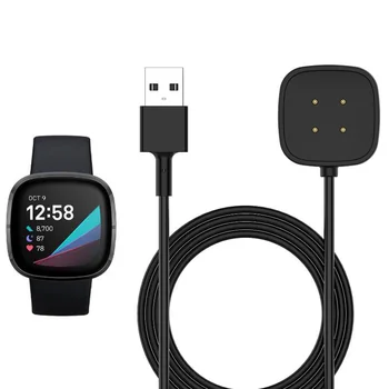 Dokkoló Állomás, Töltő Adapter USB Töltő Kábel Bázis Kábel Vezeték Fitbit Sense/Versa 3 Smartwatch Versa3 Smart Óra Tartozék
