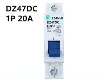 DZ47 1P 20A 250V DC megszakító MCB 1 Lengyelek C45