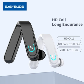 EASYBUDS Vezeték nélküli Fülhorgot Fejhallgató HD Hívás zajszűrő Fülhallgató Nehéz Basszus HiFI Sztereo Headset 28H lejátszási Idő