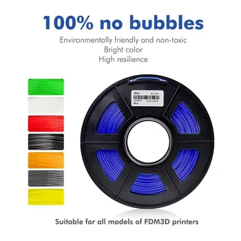 Enotepad 3D-s Nyomtató Végtelen Rugalmas TPU 1.75 mm 0,5 KG Tolerancia +/-0.02 mm 100% nincs buborék a 3d-s nyomtató пластик для 3д принтера
