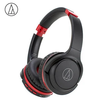 Eredeti Audio-Technica ATH-S200BT Bluetooth Fülhallgató Zene Vezeték nélküli Összecsukható Fejhallgató Távirányítóval Mikrofonnal