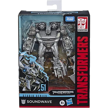 Eredeti Hasbro Transformers Játékok Studio Sorozat 51 Deluxe Osztály Sötét A Hold Film Soundwave akciófigura játékok Gyerek