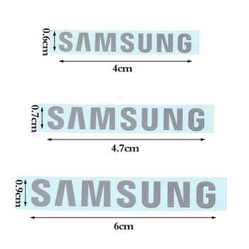 Ezüst Logó Címke Laptop Fém Embléma Matrica Samsung Laptop DIY Dekor Matrica