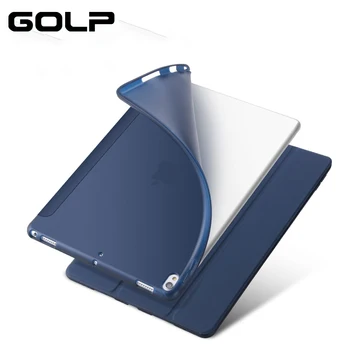 Fedél iPad Pro 10.5 Esetben, GOLP Tri-Fold-Állvány, Puha TPU Smart Cover iPad 10.5 Levegő 3 2019 10.2 2020 Air 2 1 mini-ügy