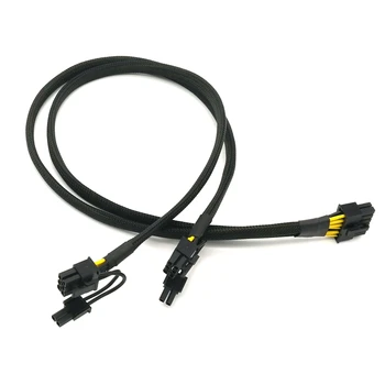 Fekete Ujjú 12Pin Dual 6+2Pin Moduláris hálózati Kábel Seasonic X-Sorozat X1250 P1000