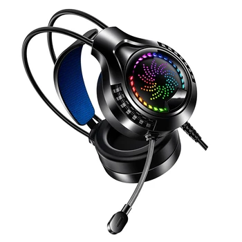Forró 7.1 Gaming Headset, Mély Basszus Játék Fejhallgató Mikrofonnal a Számítógép PC Gamer Laptop USB Csatlakozó Térhatású Hang