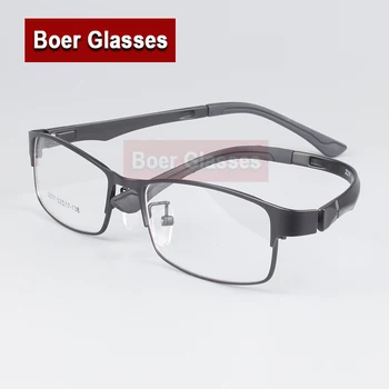 Férfi divat Rozsdamentes acél teljes felni szemüveg keret optikai lencsék szemüveget keret 2277 (52-17-138)