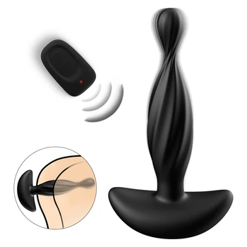 Férfi Prosztata Masszírozó Anális Plug Mini Vibrátor, Rezgő Butt Plug Vezeték Nélküli Prosztata Stimulátor Felnőttek Szexuális Játékszerek Férfiaknak A Nők