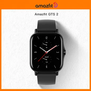 Globális Verzió Amazfit GTS 2 Smartwatch 5ATM Vízálló AMOLED Kijelző Hosszú Akkumulátor élettartam Intelligens Karóra Az Ios-Android Telefon