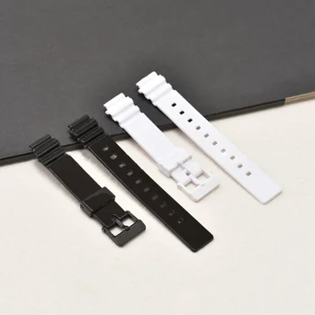 Gumi Watchbands Csere Karkötőt Casio LRW-200H 14 mm Smart Sport Vízálló, Rugalmas Prémium Szilikon Szíj Tartozékok
