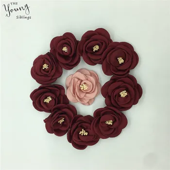 Gyönyörű Rose Mesterséges 3D virág Selyem Virágok Fejét lakodalom lakberendezési DIY ajándék doboz kézműves Tartozék Scrapbooking