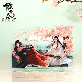 Határ Anime A Vad Mo Dao Zu Si Wei Wuxian Lan Wangji Cosplay Nagy Jelenet-Állvány Ábra Modell Lemez Játékok Asztali Dekoráció