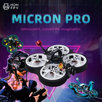 HOMFPV Mikron Pro HD Fpv Racing Drón Cinewhoop Köd Nano Vista F4AIO 35A ESC Motor 1105 4500kv 95mm Keret Készlet RC Quadcopter