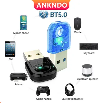 Igaz 5.0 Bluetooth Adapter Usb-Bluetooth Adó Pc Számítógép Receptor Laptop Fülhallgató, Audio Nyomtató Adatokat Dongle Vevő