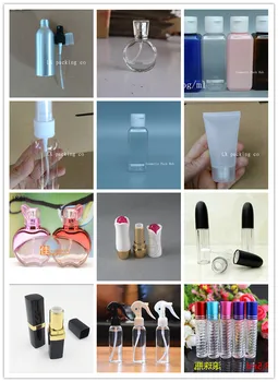 ingyenes szállítás 10-250ml műanyag Üveg Aluminium Üveg üveg Rúzst, Krémet Üres hierarchia Üveg Minták a kozmetikai üvegek