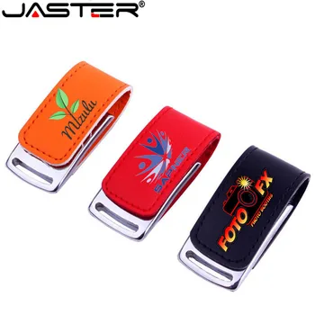 JASTER Fém, bőr, kagyló alakú USB flash meghajtó pendrive pendrive 4 GB 8 GB 16 GB 32 GB 64 gb-os ajándék 1 DB Ingyenes Egyéni LOGÓ U lemez