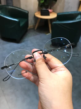 JIANDAN Titán Keret nélküli Szemüvege Férfi & Nő Presbyopic Szemüveg, Márka, Design Anti Kék Fény Lencse