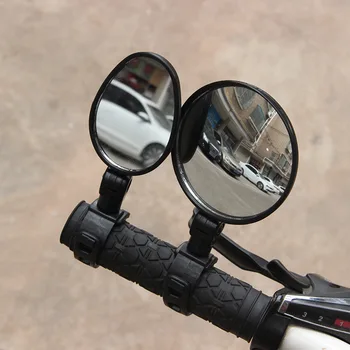 Kerékpár-Állítható Visszapillantó Tükör MTB Országúti Kerékpár Biztonsági Eszköz Kormány Domború Tükrök Forgatás Széles látószögű Kerékpározás Tartozékok