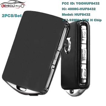 KEYECU 2DB/Készlet OEM Eredeti Smart Remote távirányító a Volvo S90 XC40 XC60 XC90 V60 V90 433.92 MHz FSK 8A / H Chip YGOHUF8423