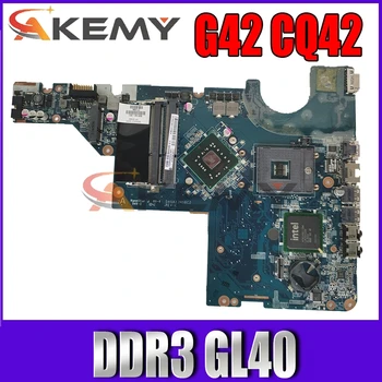 Kiváló Minőségű HP G42 CQ42 G62 CQ62 Laptop Alaplap DDR3 GL40 605140-001 DA0AX3MB6C2 Alaplapja 100% - Ban Tesztelt Gyors Hajó