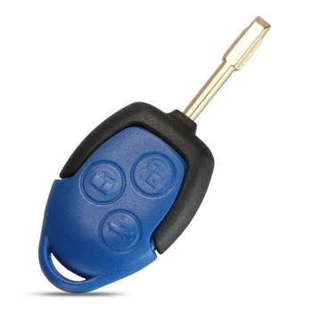 Kutery 3 Gomb Csere Távirányítót, Kulcsot Shell Ford Transit Connect Meghatározott Esetben Kék