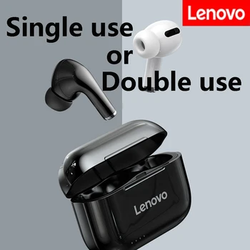Lenovo LP1S TWS Bluetooth Fülhallgató Sport Vezeték nélküli Headset Sztereó Fülhallgató, hi-fi Zene Mic LP1 S Android Smartphone IOS