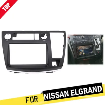 LONGSHI autórádió Facia Dash Készlet Panel Fascia Lemez Nissan Elgrand ( E51 ) 2002-2010 DVD CD Panel Trim Rendszámtábla Keret Konzol