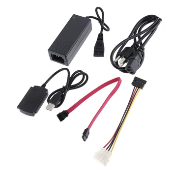 Merevlemez-Átalakító Kábelek 2,5 / 3,5 Hüvelykes Merevlemez Adapter adatátviteli Kábel Plug And Play SATA-PATA IDE-USB 2.0 Adapter