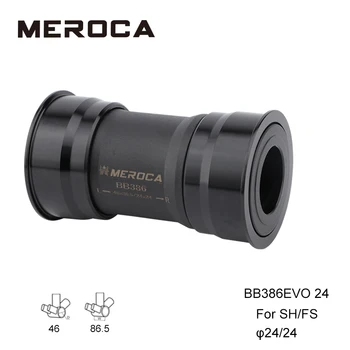 MEROCA BB386 Országúti Kerékpár Push-az Alsó Konzol 24 mm Hajtókar Center Adapter